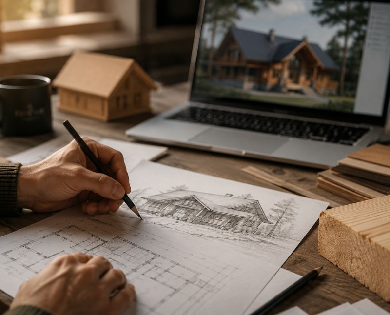 Projektowanie indywidualnego domu z bali BalaEcoBud